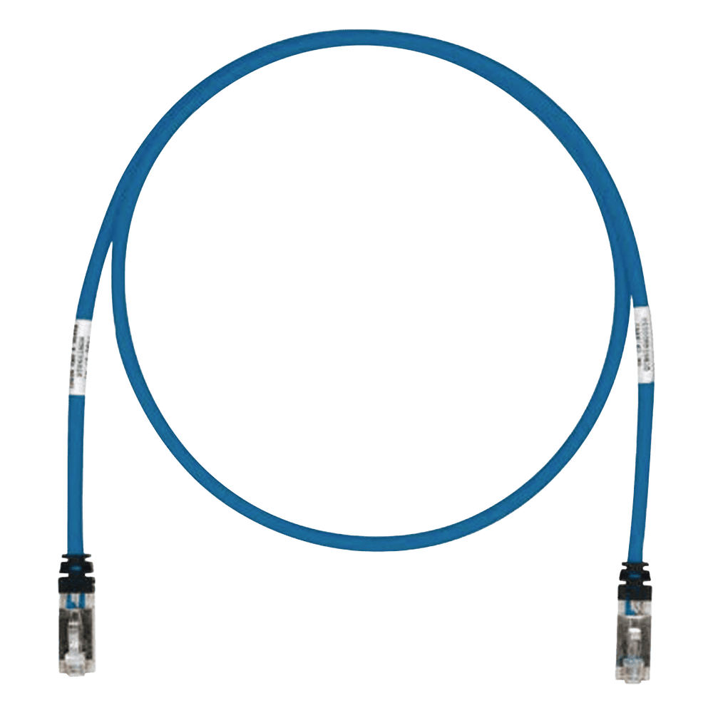 Patch Cord Cat6A, Blindado S/FTP, CM/LS0H, 10 Metros (32.81 Pies), Color Azul STP6X10MBU