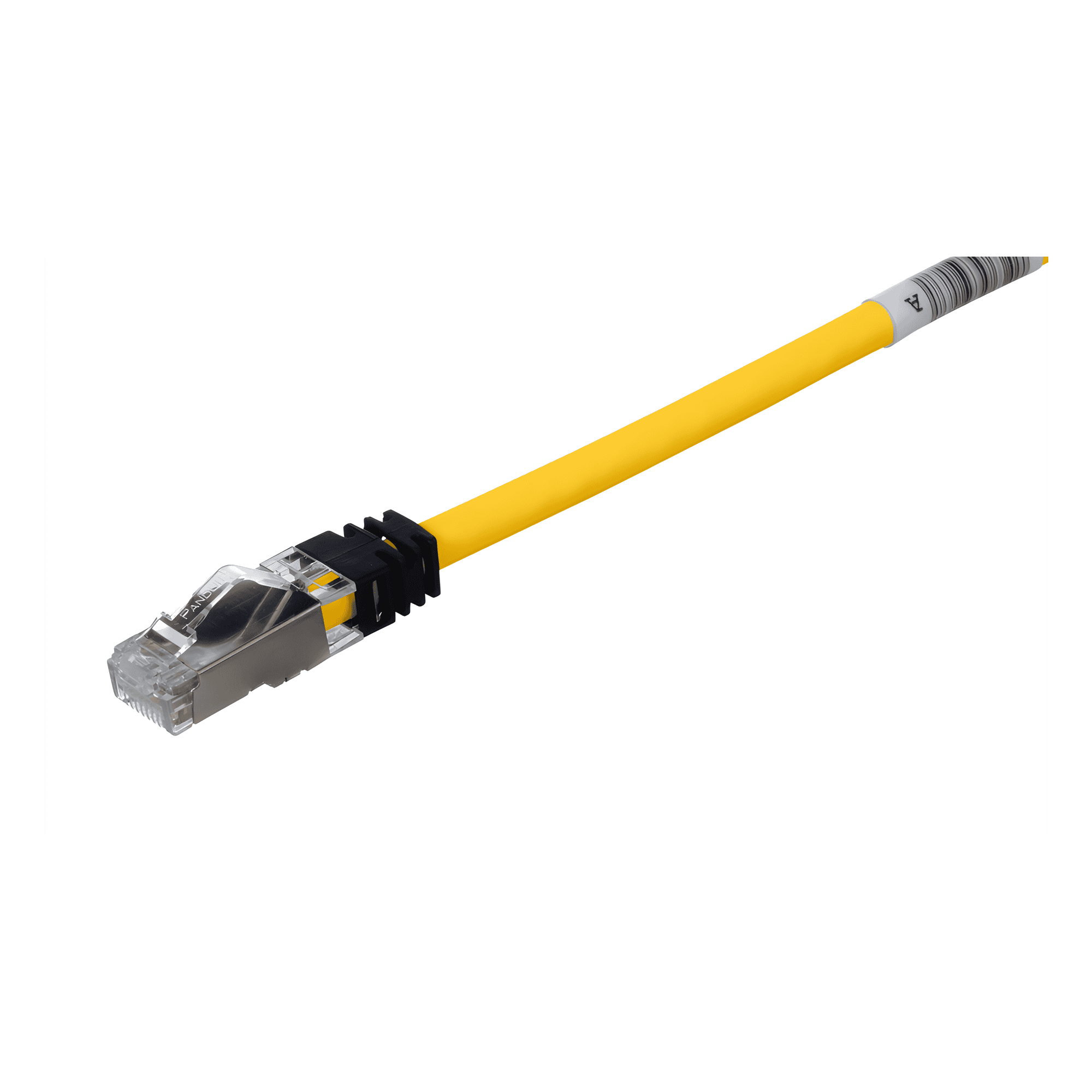 Patch Cord Cat6A, Blindado S/FTP, CM/LS0H, 2 Metros (6.56 Pies), Color Amarillo STP6X2MYL
