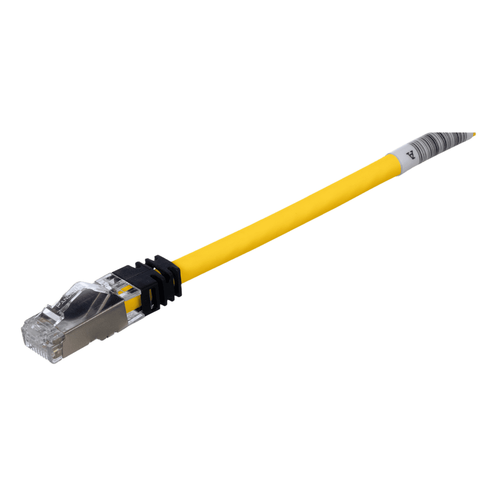 Patch Cord Cat6A, Blindado S/FTP, CM/LS0H, 3 Metros, Color Amarillo STP6X3MYL