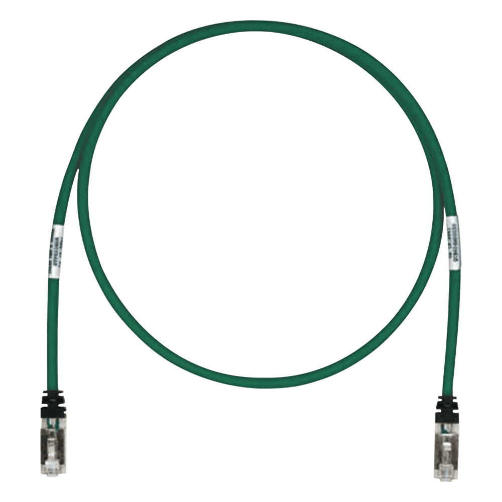 Patch Cord Cat6A, Blindado S/FTP, CM/LS0H, 3.05 Metros (10 Pies), Color Verde STP6X10GR