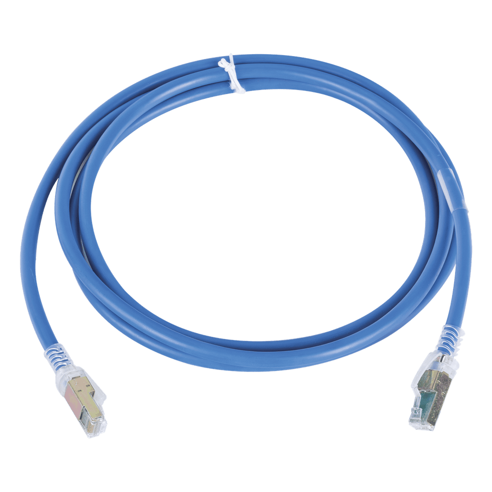 Patch Cord Z-MAX Cat6A UTP, CM, 2.13 Metros (7 Pies), Color Azul, Versión Bulk (Sin Empaque Individual) ZM6A-07-06B