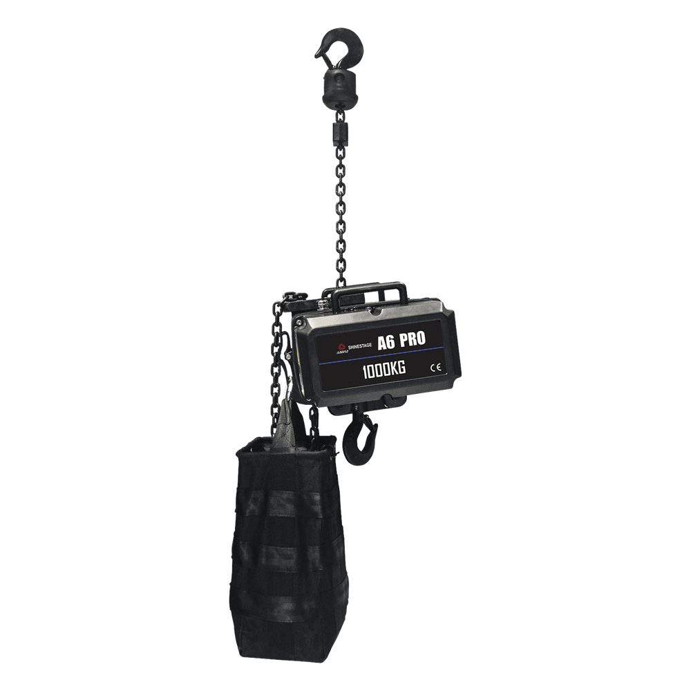 Polipasto Eléctrico / Motor de Elevación 220V | 1 Tonelada | 25m Cadena | IP66 Exterior | Case de Vuelo Incluido YS-A6PRO