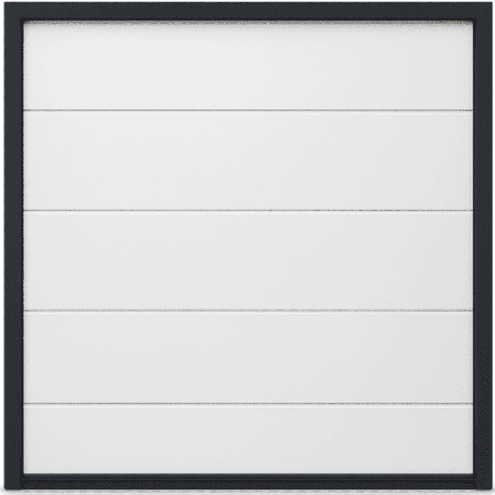 Puerta de Garage Seccional ACCESSPRO / 9 x 7 pies (2.74 x 2.13 m) / Panel Calibre 26 / Aislamiento Poliuretano 42 mm / Color Blanco / Estilo Americano APDOOR-97