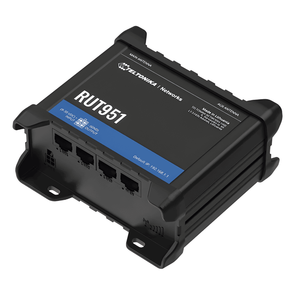 Router 4G Industrial con VPNs Avanzadas / Dual SIM / Gestión Remota (Opcional RMS) RUT951