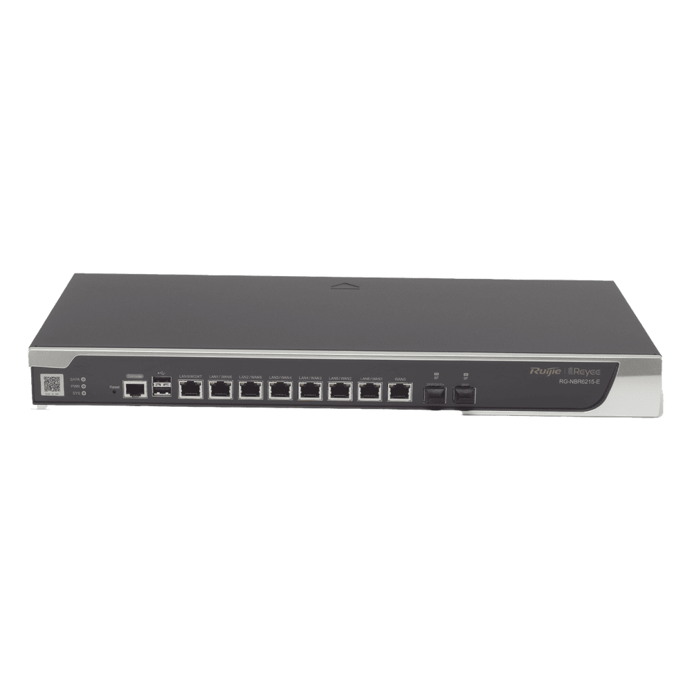 Router Balanceador con Control de Aplicaciones, Hasta 9 Servicios de Internet y hasta 2,000 clientes con desempeño de 2.5 Gbps RG-NBR6215-E