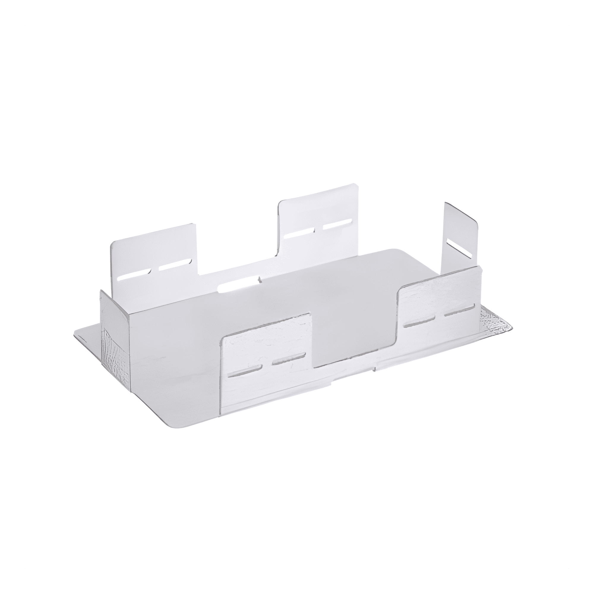 Soporte Para Apilar de 1 a 4 Charolas de Empalme FST6, Compatible con Paneles FWME4 y FWME8, Color Gris FSTHE