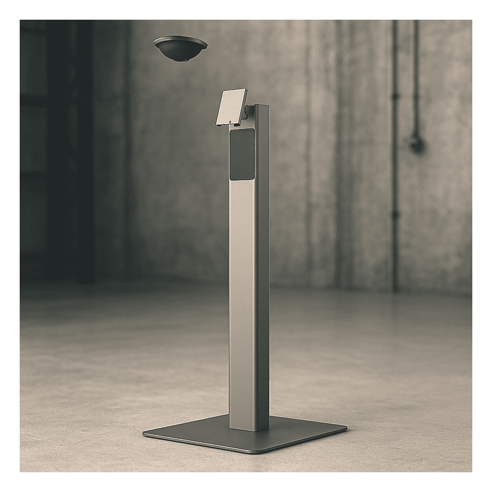 Soporte de Piso FLEX 3 Lite / Estructura Metálica / Base de Placa Pesada / Peso Neto Stand 5.51 kg (12.1 lb) / Peso Neto Plate 15.1 kg (33.3 lb) FLEX3-LITE-FLOOR-STAND