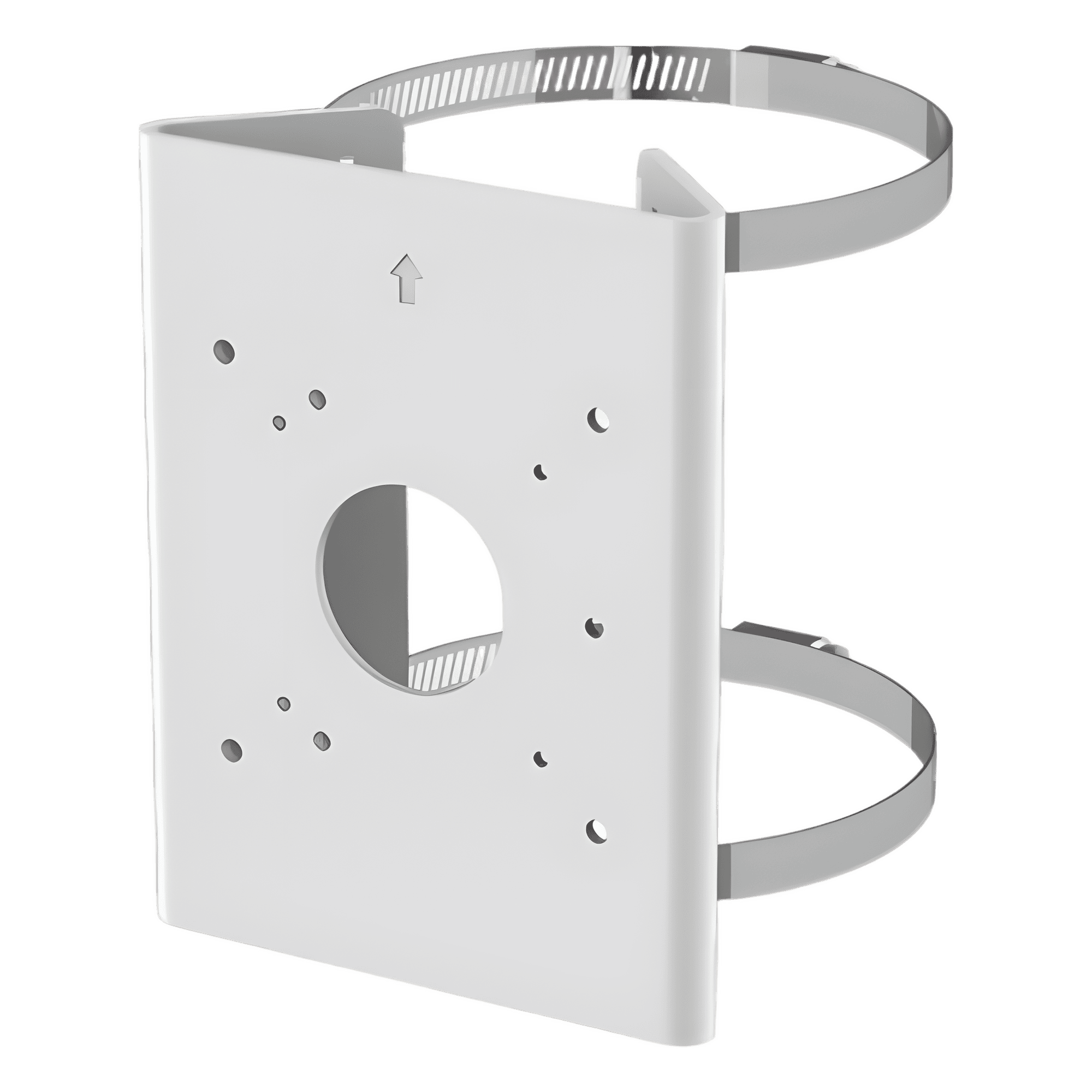 Soporte para poste de aluminio y acero inoxidable para cámaras de videovigilancia / carga máxima 4 kg / diámetro 65-152 mm HA35PLM01