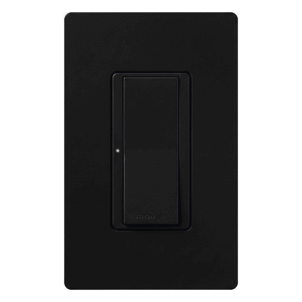 Switch Maestro de un solo polo, hasta 8 A, para multilocación con interruptores complementarios, color negro MAS8AMBLS