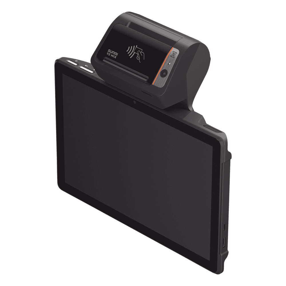 TERMINAL PUNTO DE VENTA / PROCESADOR HEXA-core 2.4 / PANTALLA DE 10.1" TOUCH / CONEXIONES 4G, WIFI, BLUETOOTH V3MIX