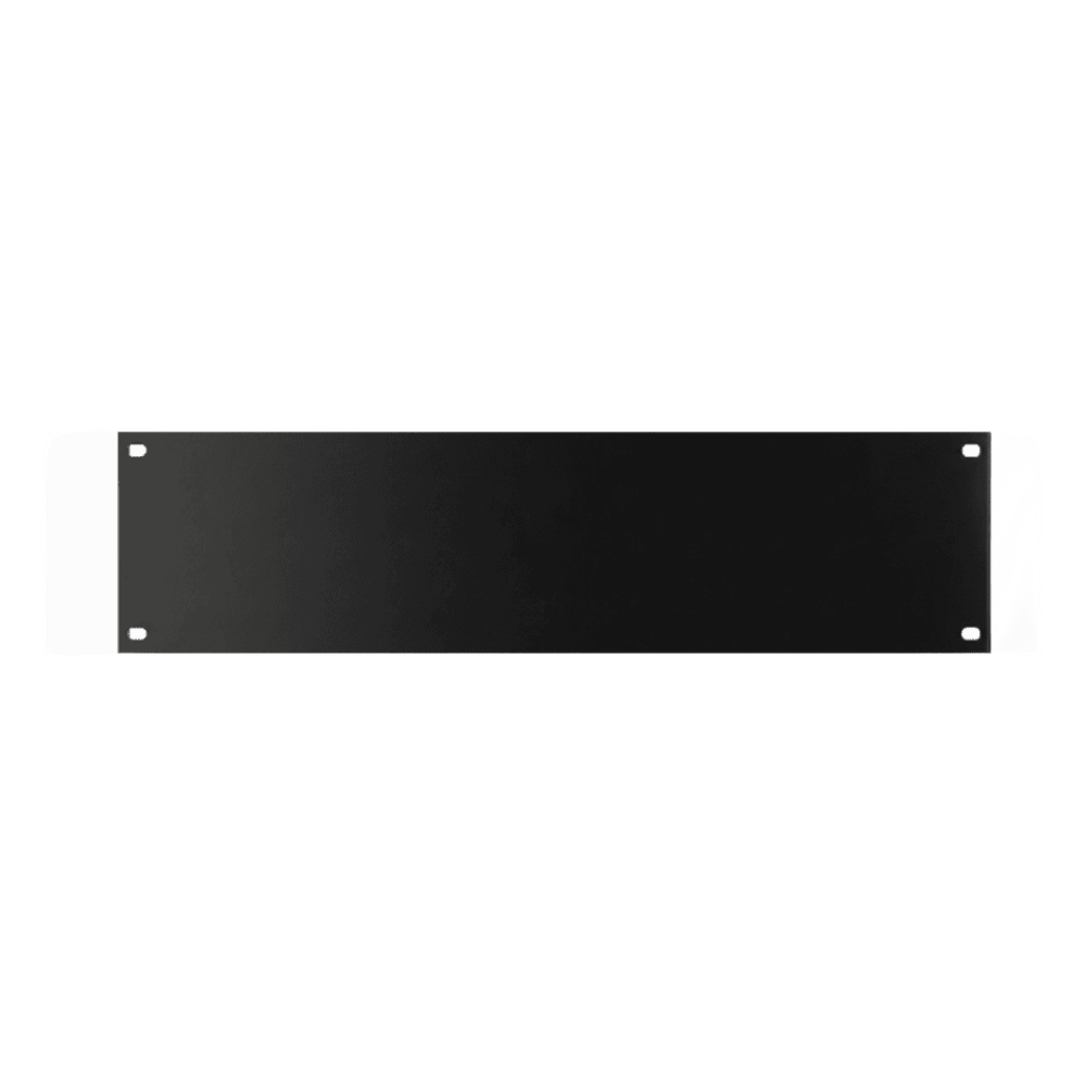 Tapa Ciega para Rack de 19 Pulgadas, 2 UR, Acero Negro P19RPP2UB