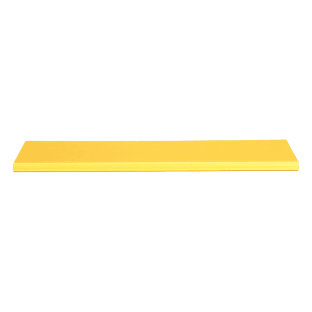 Tapa Con Bisagra a Presión Para Canaleta FiberRunner™ FR6X4YL2, de PVC Rígido, Color Amarillo, 2 m de Largo FRHC6YL2