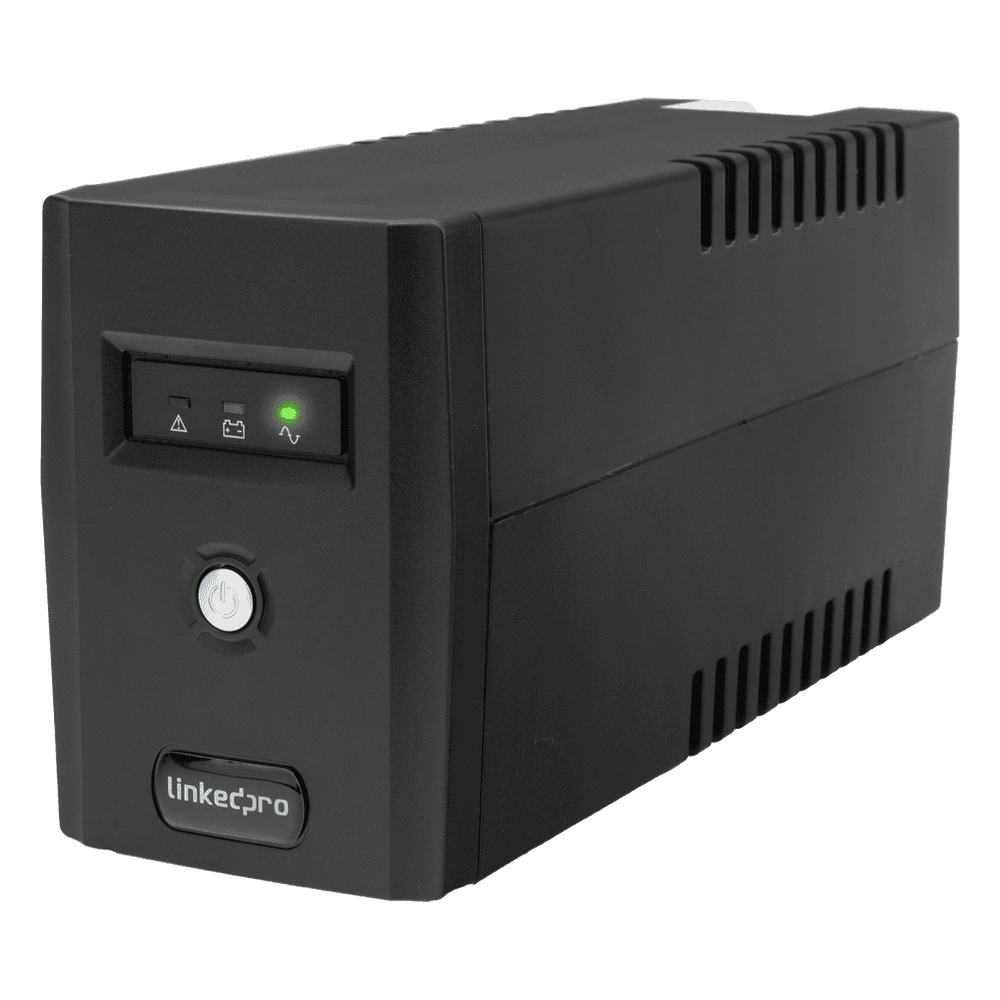 UPS 800VA/480 W Línea Interactiva 120Vca / 6 tomas 5-15R (4 Respaldadas) / Regulación de Voltaje / Protección RJ45 LP800L