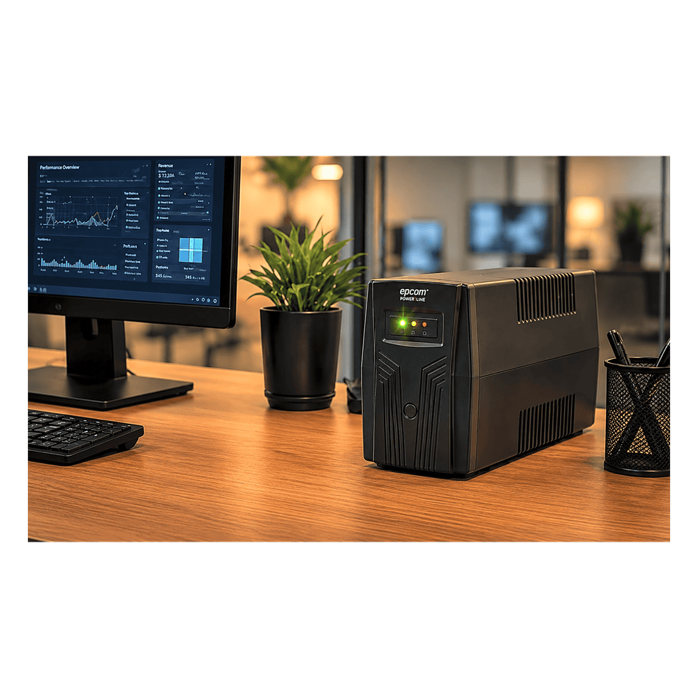 UPS de 1,000VA/600W / Topología Línea Interactiva / Entrada y Salida 120 Vca / Clavija NEMA 5-15P / 6 Tomas NEMA 5-15R EPU1000L