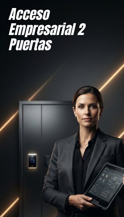 Acceso empresarial para 2 puertas