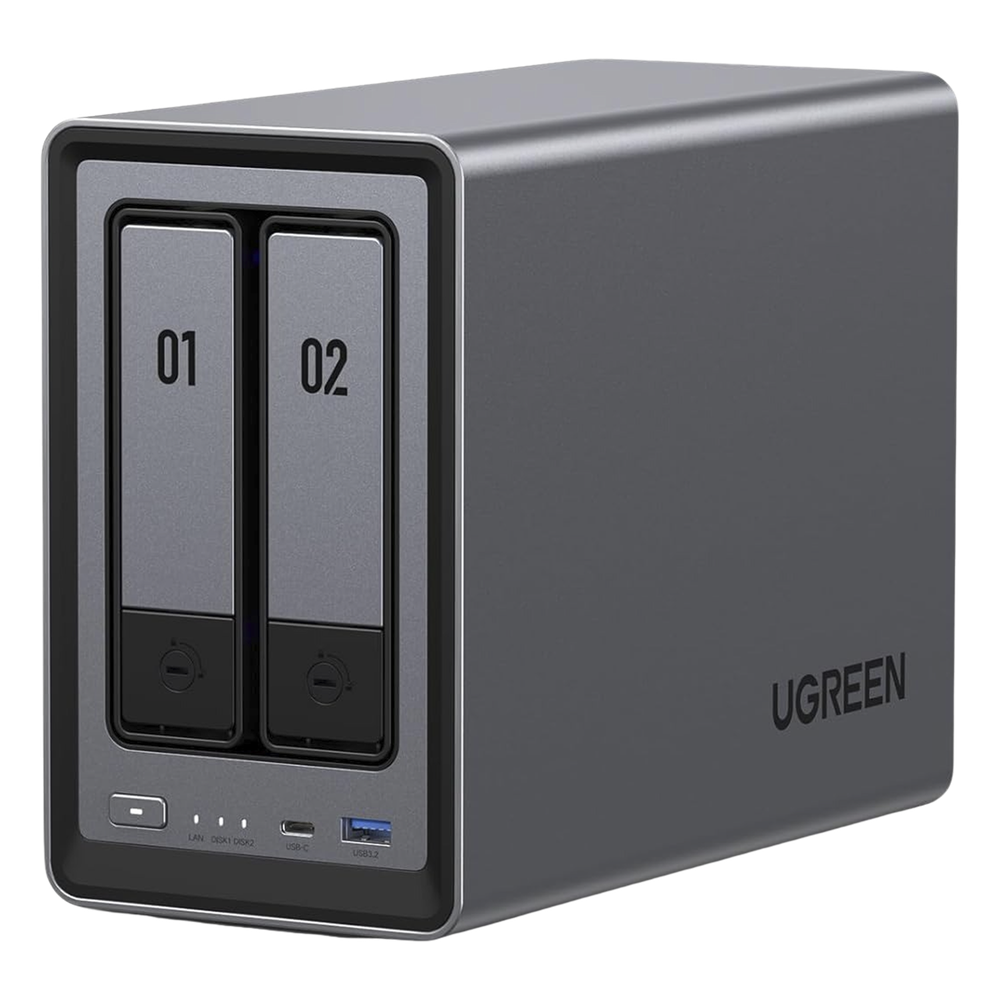 NASync DXP2800 | SO UGOS Pro | Intel N100 12th Gen Intel® 4 Core™ | 2 Bahías SATA hasta 48TB | 2-Bahias (M.2 NVMe) hasta 16TB | 8GB DDR5 (Exp. a 16GB) | Ethernet 2.5G | HDMI 4K | 2* USB2.0 | 1*USB 3.2Gen | 1* USB 3.2Gen2 | 1*USB-C 3.2Ge 25242