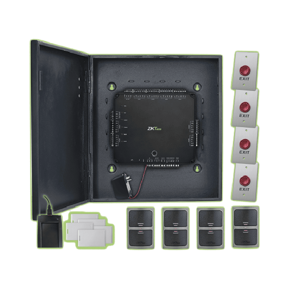 ATLAS400 4 Door Kit / 5,000 Users / 10,000 Events / PoE / No Software Required