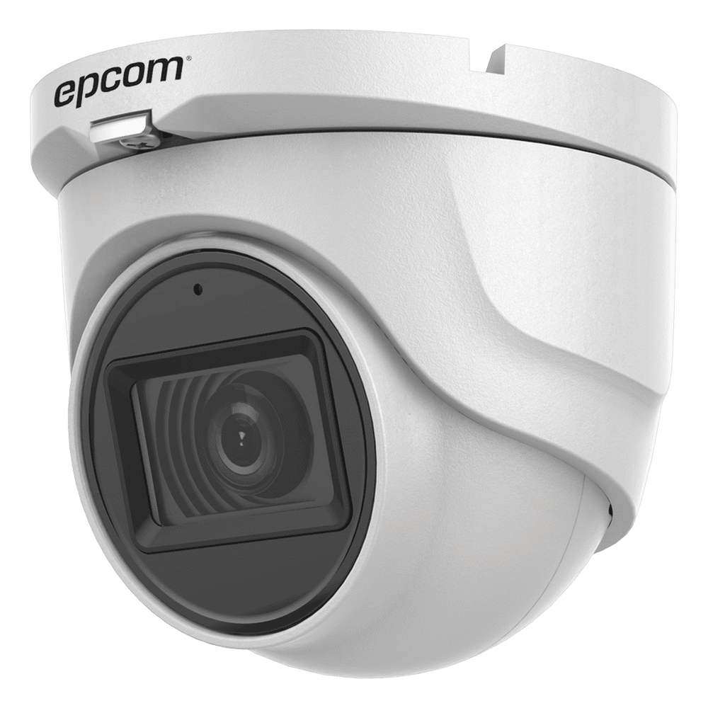 AUDIO POR COAXITRON / Turret TURBOHD 5 Megapixel / Angulo de vision 85.5° / Lente 2.8 mm / 30 mts IR EXIR / Exterior IP67 / 4 Tecnologías / dWDR E50-TURBO-G2/A