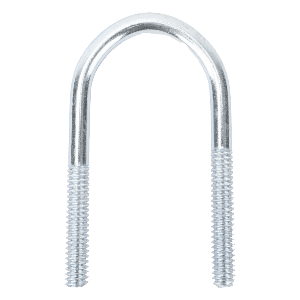 Abrazadera tipo U de 1/2", con acabado Electro Zinc, no incluye tuercas y arandelas CH-ABR-U-12