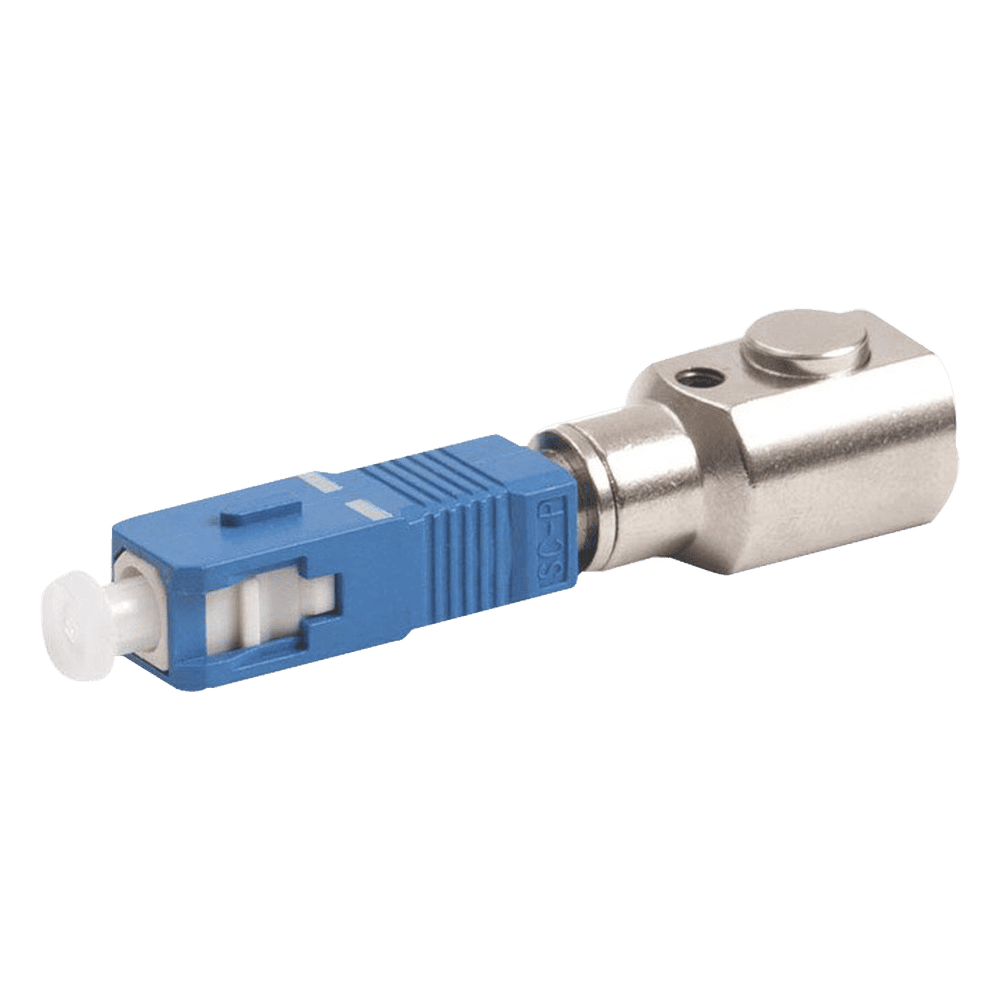 Adaptador de Fibra Óptica Desnuda para Realizar Mediciones y Pruebas en Hilos de Fibra sin Conector BFA-1