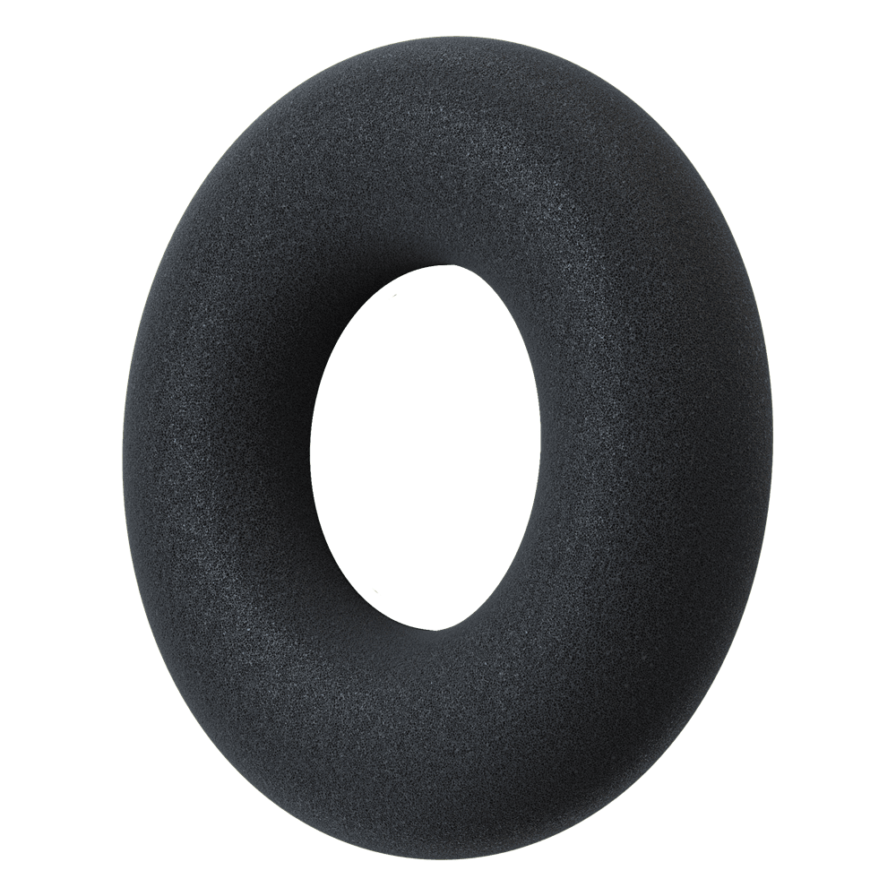 Almohadilla de Piel Sintética de Repuesto para Diademas Yealink UH34 / YHS34 (1 Pieza) LEATHER-EAR-CUSHION-FOR-UH34/YHS34-(1PCS)