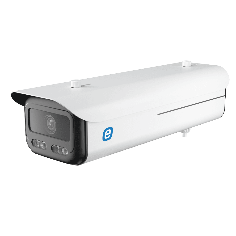 [ LPR ] Bullet IP 4 MP / POE / 229ft (70m) White Light / WDR (120dB) / Micro SD / IP67 / 2.8 mm - 12 mm Motorized Lens / Cloud Video Recording / Metal Housing