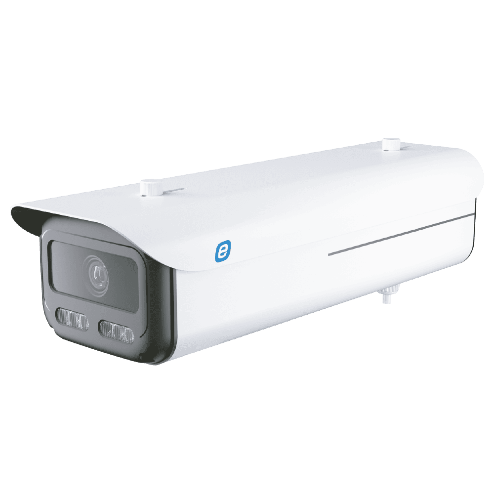 [ LPR ] Bullet IP 4 MP / POE / 328ft (100m) White Light / WDR (120dB) / Micro SD / IP67 / 8 mm - 32 mm Motorized Lens / Cloud Video Recording / Metal Housing