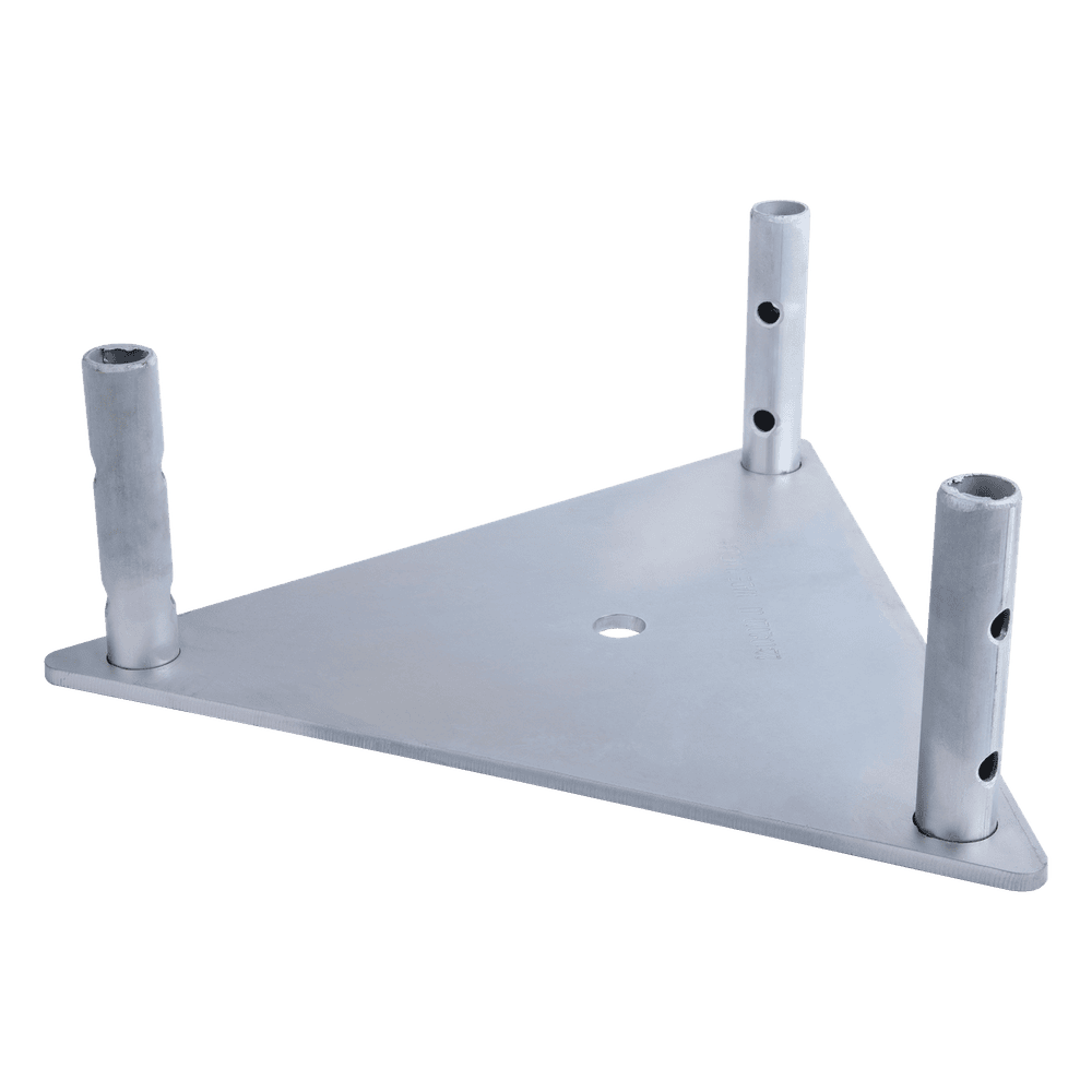 Base Triangular para Tramo STZ45G  Galvanizado por Inmersión en Caliente. SBZ-45G