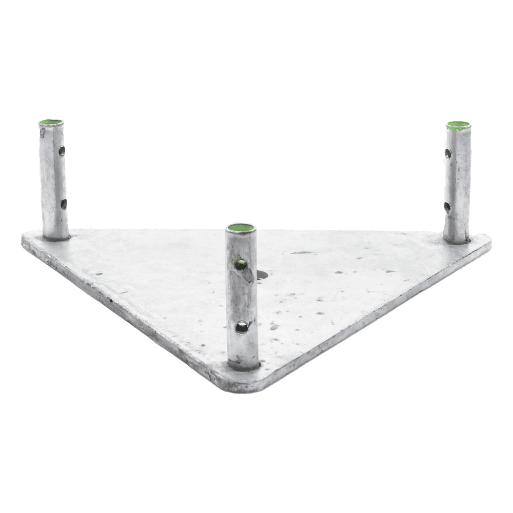 Base para Torre Sección STZ30G Galvanizada por Inmersión en Caliente. SBA-30G