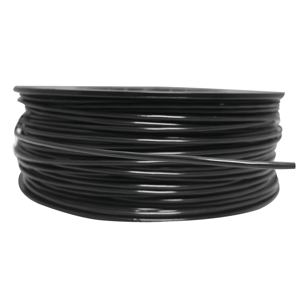 Bobina de 152 Metros de Cable Detector de Calor, Temperatura Fija 78 ° C, Recubrimiento de Nylon Negro para Aplicaciones en Exterior, con Guía Acerada TC-172NG-500