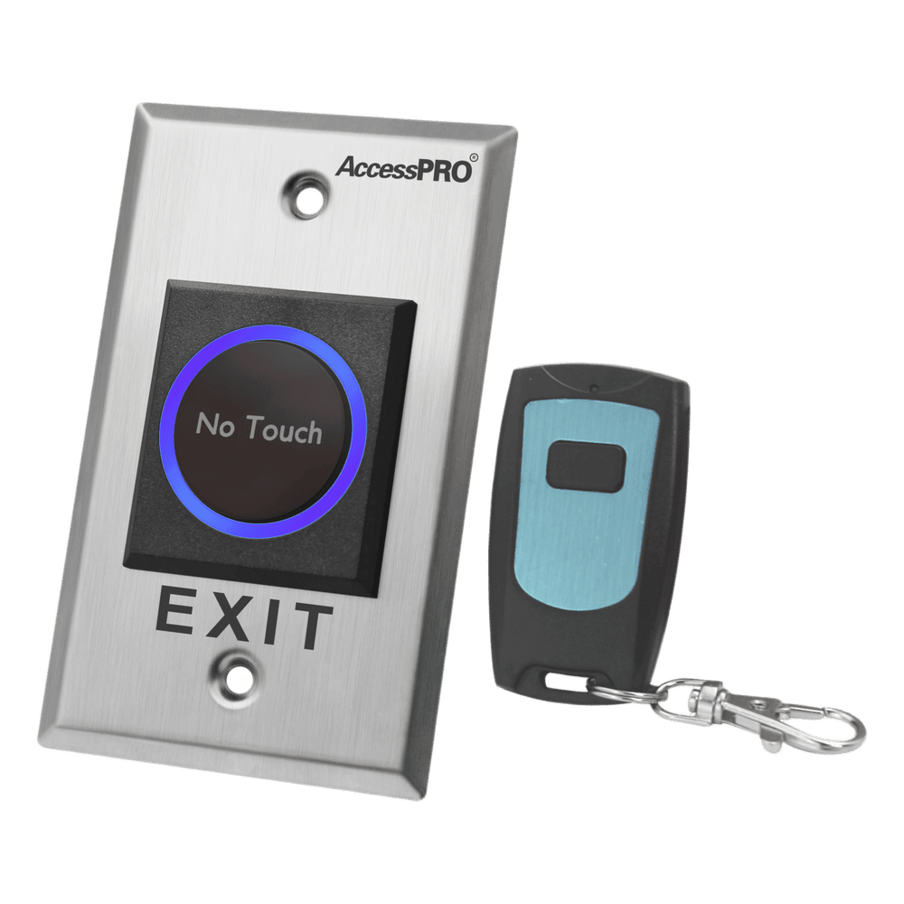 Botón de Salida sin Contacto con Control Remoto / Iluminación LED / Distancia de Detección Touch Ajustable ACCESK1LTR
