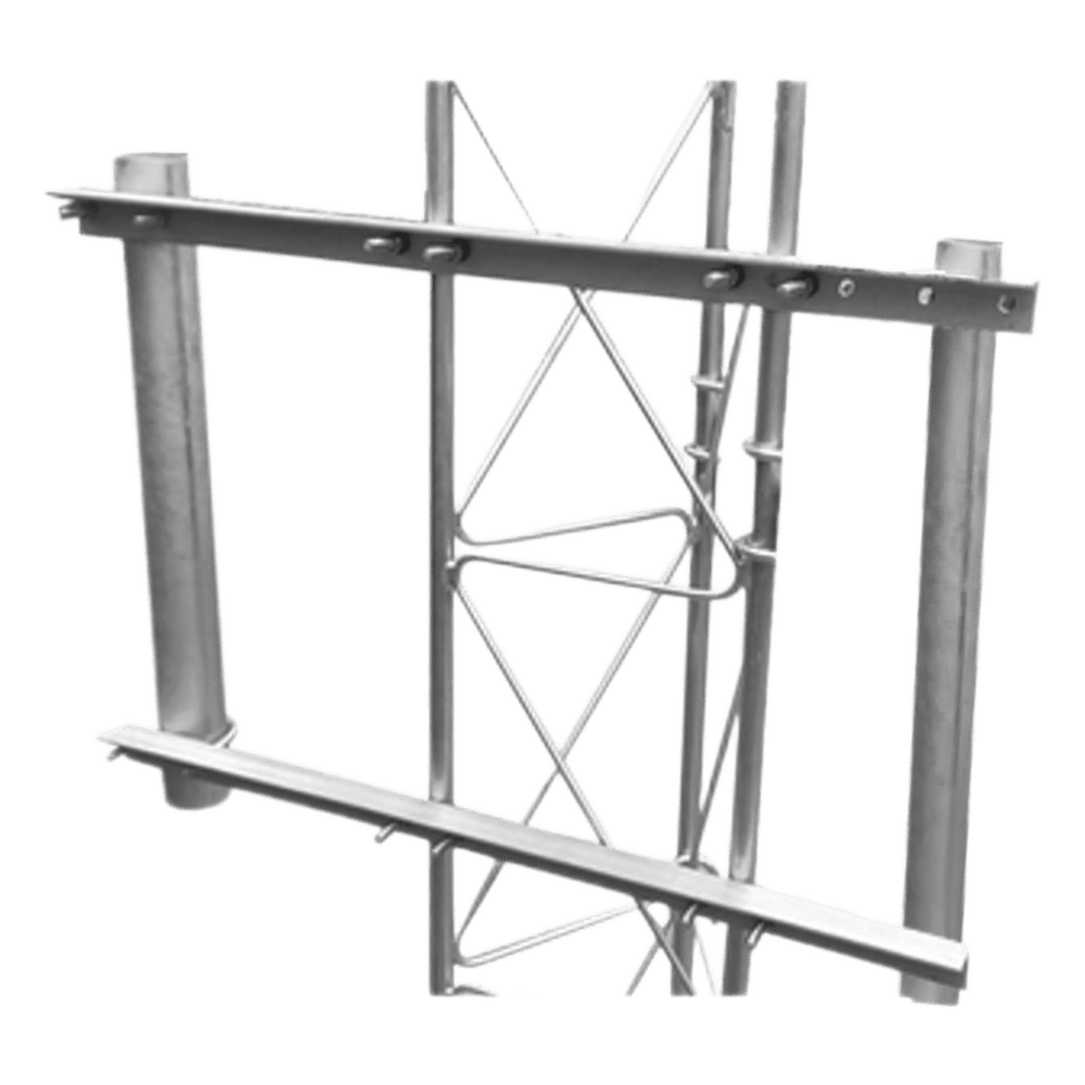 Brazo Lateral Doble Para Torre Arriostrada, Compatible con STZ30G, STZ35G y STZ45G. SBL-UNI-2GD