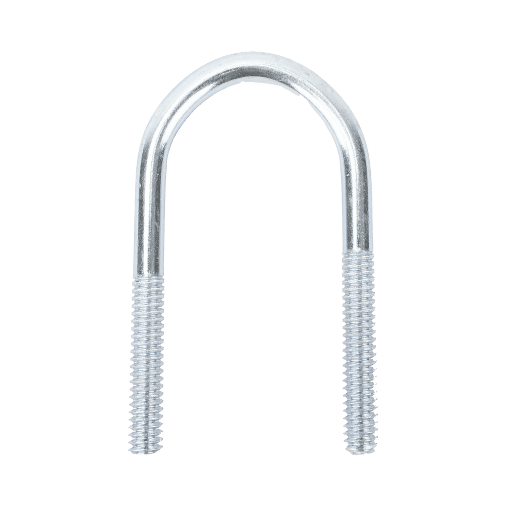 U-Bolt Clamp 1 1/2", Electro Zinc Finish, Nuts and Washers Not Included
