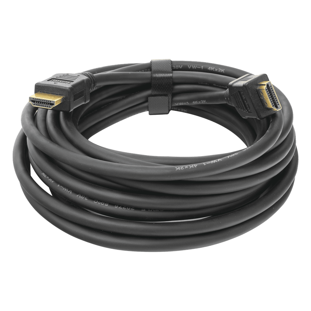 Cable HDMI de 5 Metros (16.40 pies) (High Speed) / Resolución 4K / Soporta Canal de Retorno de Audio (ARC)/ Soporta 3D / Blindado para Reducir Interferencia / Chapado en Oro / Alta Resistencia y Durabilidad. TT-HDMI-5M