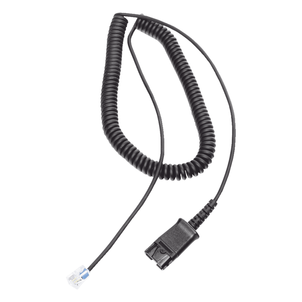 Cable adaptador para diademas modelo HT101, HT201 y HT202 para compatibilidad con teléfonos Grandstream, análogos, digitales, etc. QD03