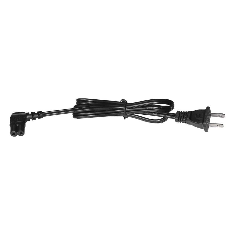 Cable de Alimentación Eléctrica para 120-240 Vca / 1 Metro (3.28 Pies) / 2 Clavijas Tipo Americano / Conector en Forma Tipo L ACCORDL-1M