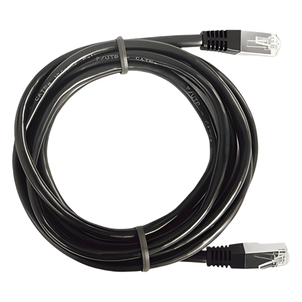 Cable de Parcheo FTP Cat6 - 0.5 Metros (1.64 Pies) - Negro LP-FT7-050-BK
