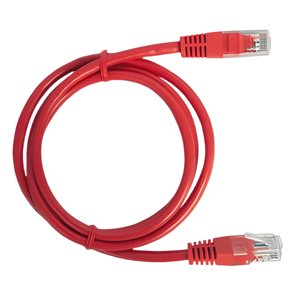 Cable de Parcheo UTP Cat5e - 3.0 Metros (9.84 Pies) - Rojo LP-UT3-300-RD