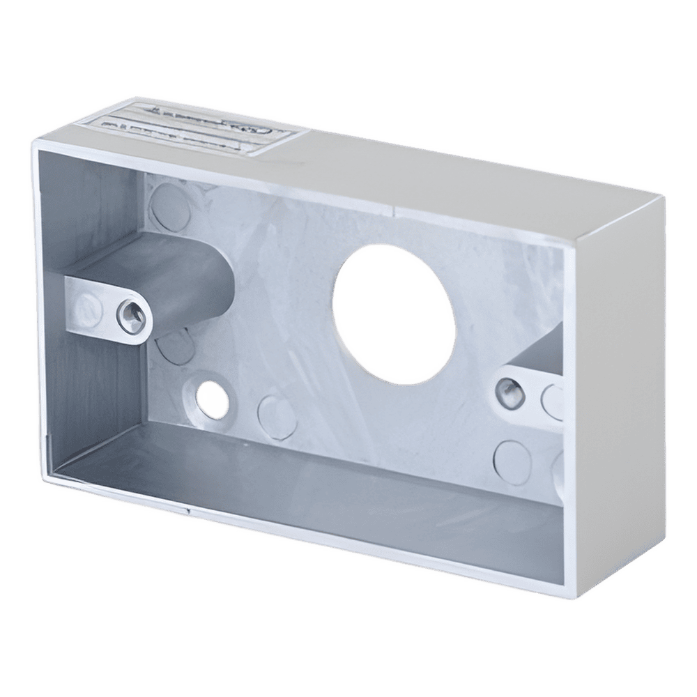 Caja cromada para instalación del botón PRO800B PRO800-BOX