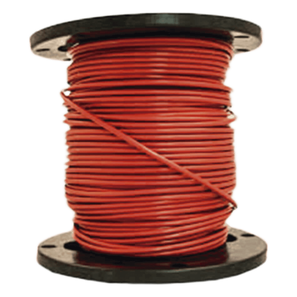 Carrete de 500 metros / Cable fotovoltaico / Rojo / Recubrimiento XLPE / 4mm² / 12 AWG / Hasta 1,800 Vcc FJ69/500