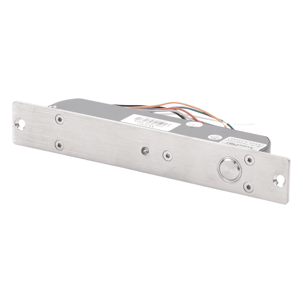 Cerradura de Perno 2000 kg de sujeción/ Abierta en caso de falla (Fail Safe)/ Con temporizador y Sensor de puerta PROEB-700A