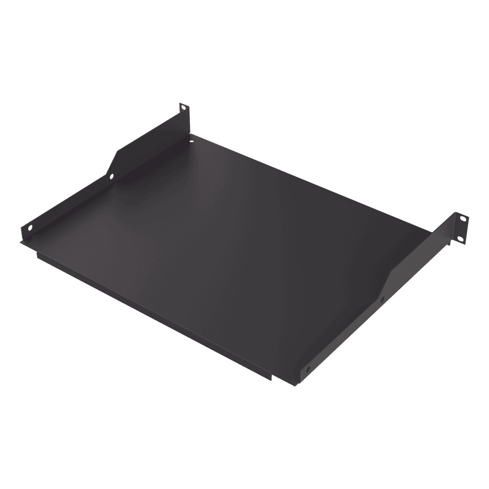 Charola para Soportar Equipos en Rack de 19 in, Profundidad de 34 cm, Color Negro, 1U SCH-34-1U