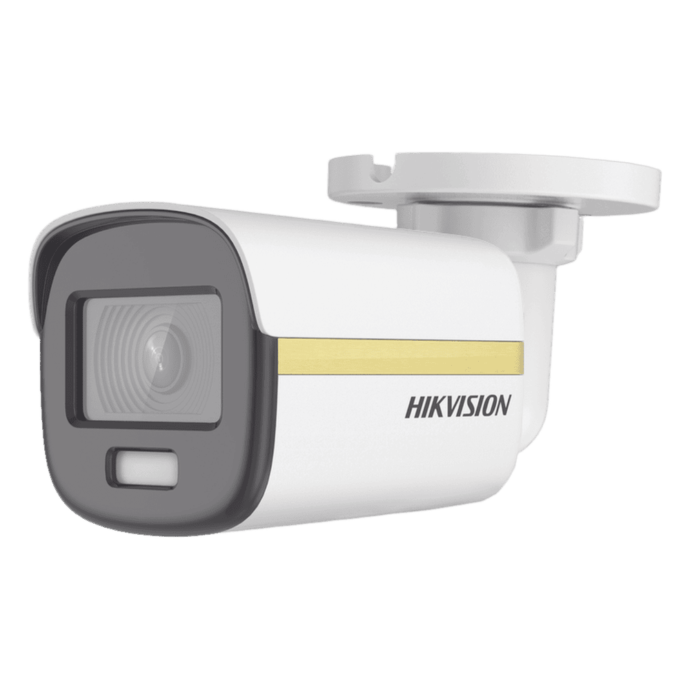 [ColorVu] Bala TURBOHD 4K (8 Megapixel) / Imagen a Color 24/7 / Lente 2.8 mm / METAL / Luz Blanca 20 mts / Exterior IP67 / WDR 130 dB DS-2CE10UF3T-E