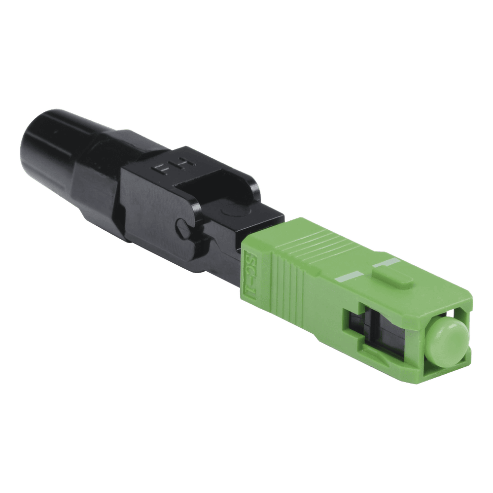 Conector Rápido de Instalación en Campo, Monomodo, SC/APC, Pre-Pulido, Re-Terminable, Ideal para Aplicaciones FTTx FASC