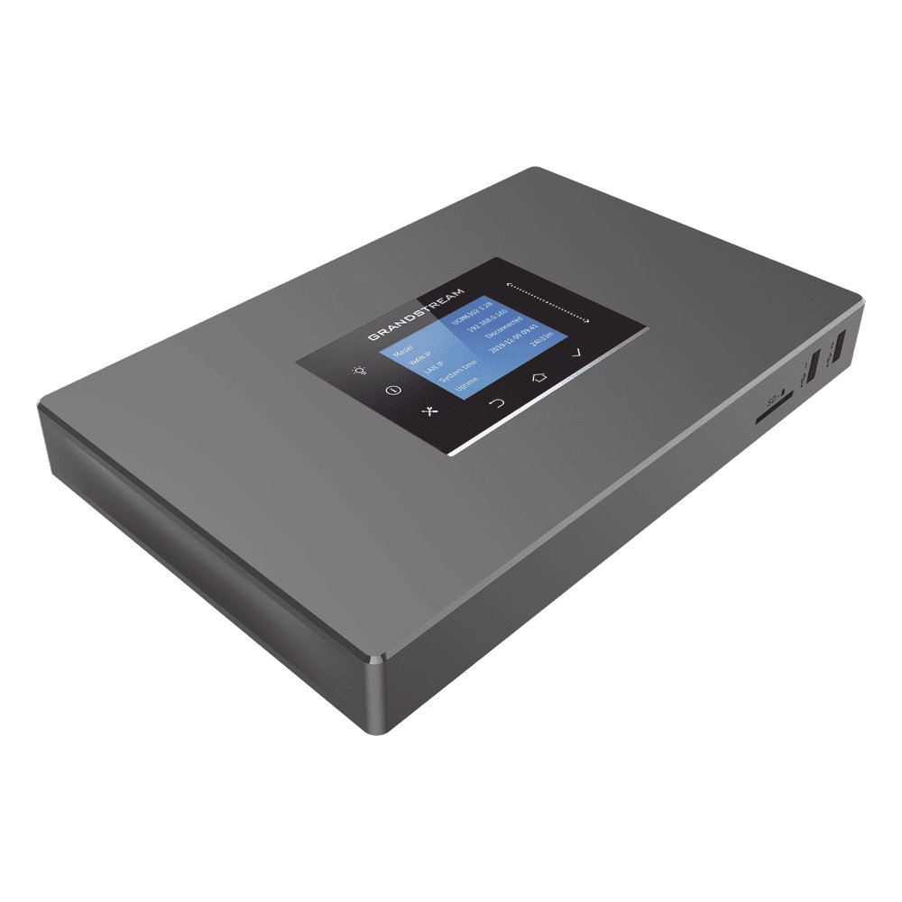Conmutador IP-PBX para hasta 1000 usuarios y 150 llamadas simultaneas, 2FXO, 2FXS, para solución de comunicaciones unificadas y colaboración UCM6302
