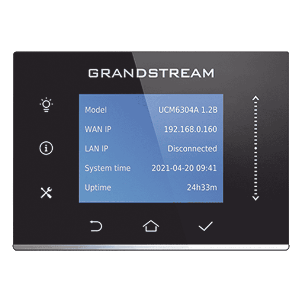 Conmutador IP-PBX para hasta 1000 usuarios y 150 llamadas simultaneas, 4FXO, 4FXS, solución para PyMEs UCM6304A