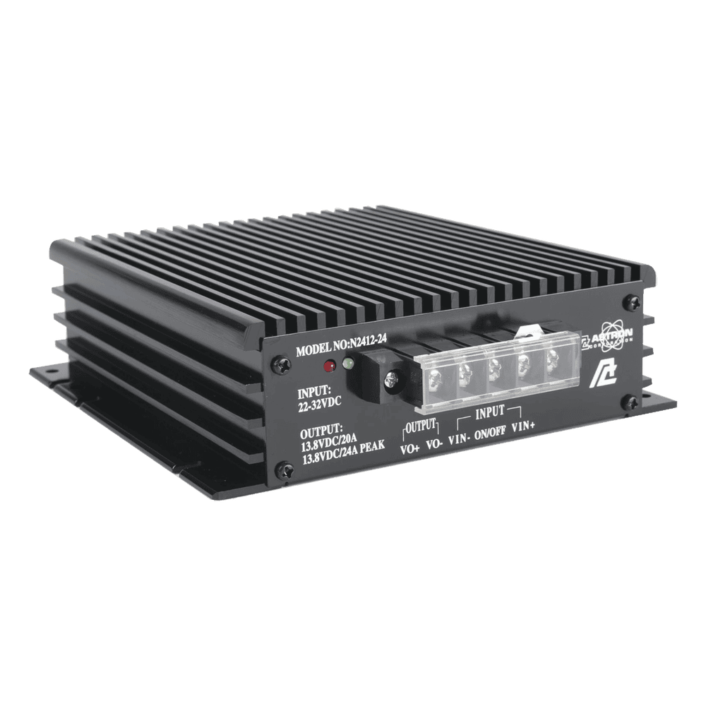 Convertidor DC- DC (22-32 V a 13.8 Vcc, 20 Amp.) N2412-24