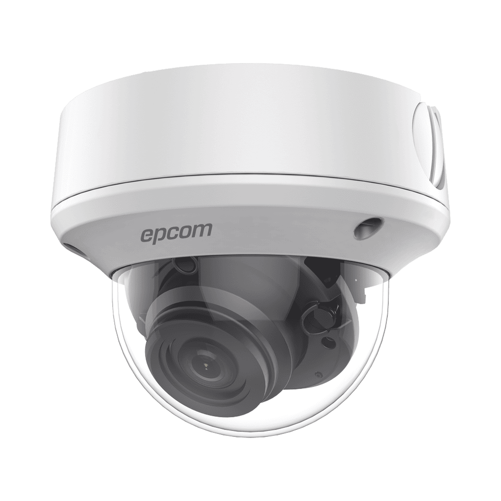 Dome 5MP TURBOHD / Mot. Lens. 2.7 - 13.5 mm / IR EXIR up to 40 mts / IP67 / IK 10 / dWDR / 4 Technologies (TVI / AHD / CVI / CVBS)