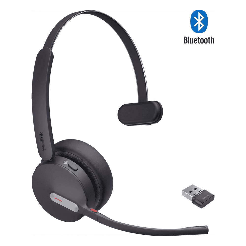 Diadema Bluetooth de Yealink BH70 Mono Con Cancelación de Ruido y Flexibilidad UC Multiplataforma BH70-MONO-UC-USB-C/A