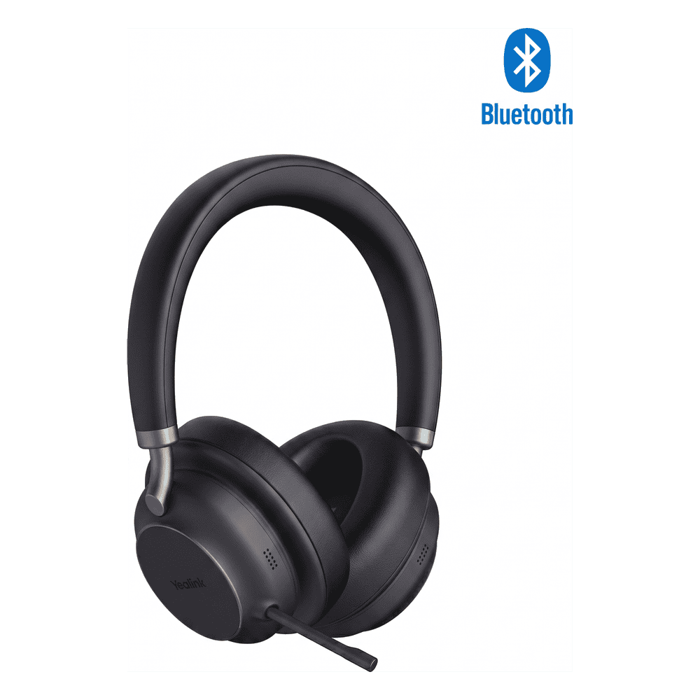 Diadema Inalámbrica BH76 Plus UC Black USB C/A de Yealink con Compatibilidad Completa para Plataformas UC y 6 Micrófonos para Voz de Alta Claridad BH76-PLUS-UC-BLACK-USB-C/A